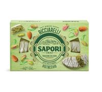 Sapori Ricciarelli al Pistacchio pasta de almendras pistacho y almendra 140 g especialidades navideñas italianas