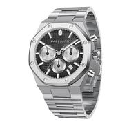 SAPPHERO Relojes de Caballero Lujo 50M Resistente al Agua Reloj de Pulsera para Hombre Negocios Fecha Deporte Tiempo Moda Correa de Acero Reloj de Regalo para los Hombres