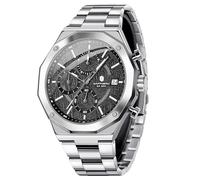 SAPPHERO Relojes Hombre Cuarzo AnalóGico CronóGrafo 50M Impermeable Acero Inoxidable Negocios Elegante Regalo para Hombre