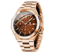 SAPPHERO Relojes Hombre Cuarzo AnalóGico CronóGrafo 50M Impermeable Acero Inoxidable Negocios Elegante Regalo para Hombre