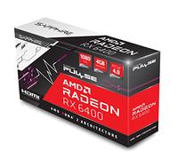 Sapphire Pulse - Tarjeta gráfica AMD Radeon RX 6400 GDDR6 1080 FHD 4GB PCIE 4.0 HDMI Tarjeta de Video