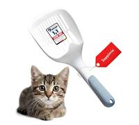 SappiMix Pala de arena para gatos de alta calidad, ergonómica, robusta, para una limpieza profunda y sin esfuerzo de la caja de arena. Higiene y cuidado perfectos para su arenero de gatos