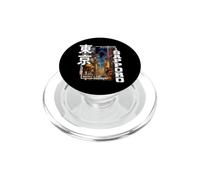 Sapporo City Retro Japón Estética Calles de Sapporo PopSockets PopGrip para MagSafe