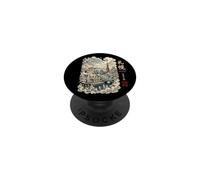 Sapporo Hokkaido Reloj de Invierno Japón Ukiyo-e japonés Kanji PopSockets PopGrip Adhesivo