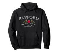 Sapporo Japan Green Pheasant Vintage Souvenir Sudadera con Capucha
