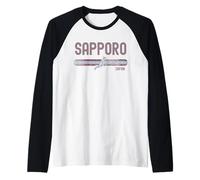 Sapporo Japan | Vacation Travel Camiseta Manga Raglan
