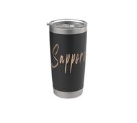 Sapporo Japón Diseño elegante vintage Vaso térmico de acero inoxidable de doble pared