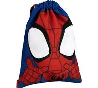 Saquito Escolar Spidey - Mochila Infantil Tipo Saco con Cierre de Cordón y Diseño de Spiderman, Ideal, Excursiones, Deporte y Actividades Escolares con Estilo de Superhéroe