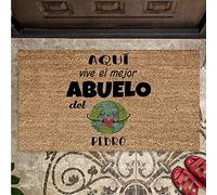 SAQUITOMAGICO Felpudos Originales y Divertidos para los Mejores Familiares del Mundo. (Abuelo)