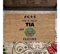 SAQUITOMAGICO Felpudos Originales y Divertidos para los Mejores Familiares del Mundo. (Tia)