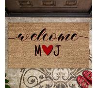 SAQUITOMAGICO Felpudos Personalizados Divertidos y Originales para hogares con Mucho Amor (Welcome)