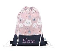 SAQUITOMAGICO Mochila Infantil Personalizada con tu Nombre.Mochila de cuerdas para el cole Sweet Baby.Mochila para guarderia (ARCOIRIS)