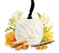 Saquitos de Cera perfumada, Aroma a Miel y sándalo cremoso | Fragancia Duradera para Armarios, Cajones y Hogar | Cera Natural de Colza - 34 g