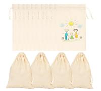 Saquitos de tela pequeños para rellenar para cumpleaños infantiles, bodas, Pascua, 15x20 cm (10 piezas), 15x20cmx10pcs, Casual