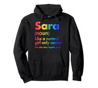 Sara como Una Chica Normal Solo Cooler Queen Nombre Sudadera con Capucha