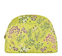 Sara Miller Haveli Garden - Bolso de Mano para cosméticos Verde Medio, para artículos de tocador y Productos Esenciales de Belleza, Cuero Vegano Impreso | Regalo de Viaje, Verde, Jardín Haveli