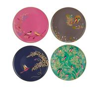 Sara Miller para Portmeirion Chelsea - Platos para tartas (cerámica, multicolor, 215 x 215 x 60 cm)