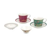 Sara Miller SMC79206-XG London Chelsea Collection-Juego de té para Dos, Porcelana, Verde