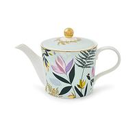 Sara Miller SMOS78923-XG Portmeirion Orchard - Tetera de huevo de pato, porcelana, color plateado