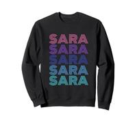 Sara Nombre Divertido Vintage Desgastado Nombre Orgullo Sudadera