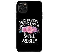 Sara Personalized Cute Flower Girls Sara Name Carcasa para iPhone 11 Pro MAX