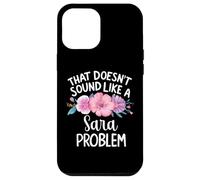 Sara Personalized Cute Flower Girls Sara Name Carcasa para iPhone 12 Pro MAX