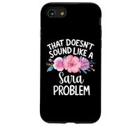 Sara Personalized Cute Flower Girls Sara Name Carcasa para iPhone SE (2020) / 7/8