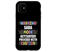Sara Personalized Name Funny Cute Custom Sara Name Carcasa para iPhone 11