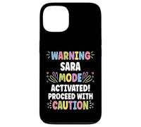 Sara Personalized Name Funny Cute Custom Sara Name Carcasa para iPhone 13