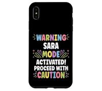 Sara Personalized Name Funny Cute Custom Sara Name Carcasa para iPhone XS MAX