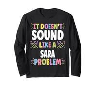 Sara Personalized Women's Gift Custom Sara Manga Larga