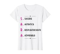 Sara Regalo Personalizado Nombre Sara Mujer Chica Camiseta