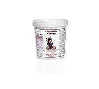 Saracino Chocolate plástico Negro Para decorar y modelar De 1 Kg Made in Italy