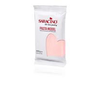 Saracino - Masa de azúcar modelo Rosa Baby para modelar, 250 g, sin gluten, fabricada en Italia