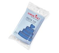 Saracino Pasta de azúcar superior para cubrir fondant Made in Italy 1000 g - Color azul