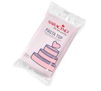 Saracino Pasta de azúcar superior para cubrir fondant Made in Italy 1000 g - Color rosa bebé