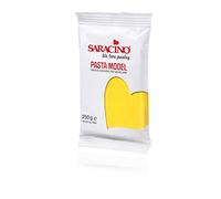 Saracino Pasta fondant Model Amarilla Para modelar De 250 g Sin gluten Made in Italy