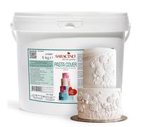 SARACINO WHITE PASTA COVER - FONDANT DE PASTA DE CUBIERTA 5 Kg
