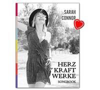 Sarah Connor 9783954562220 - Libro para piano, guitarra y canto, diseño de corazón con texto en alemán