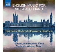 Sarah-Jane Bradley - Musique Anglaise Pour Alto Et Piano