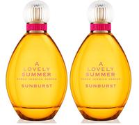 Sarah Jessica Parker A Lovely Summer Sunburst Eau de Parfum 100ml Spray, Bright and Uplifting Female Perfume, Long-Lasting Fragrance For Women - Genuine SJP Perfume for Women (Paquete de 2)