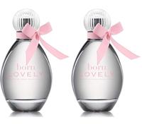 Sarah Jessica Parker Born Lovely Eau de Parfum, spray de 30 ml, perfume floral fragancia para mujer, eau de parfum para mujer para llevar: original SJP (Paquete de 2)