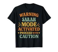 SARAH Personalized Women's Gift Custom SARAH Camiseta