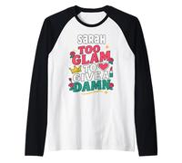 Sarah Personalized Women's Gift Custom Sarah Camiseta Manga Raglan
