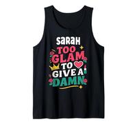 Sarah Personalized Women's Gift Custom Sarah Camiseta sin Mangas
