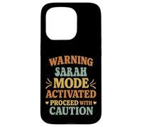 SARAH Personalized Women's Gift Custom SARAH Carcasa para iPhone 15 Pro