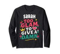Sarah Personalized Women's Gift Custom Sarah Manga Larga