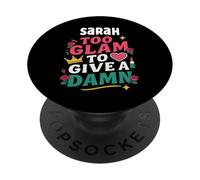 Sarah Personalized Women's Gift Custom Sarah PopSockets PopGrip Adhesivo
