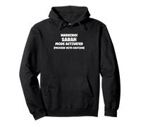 SARAH Personalized Women's Gift Custom SARAH Sudadera con Capucha