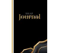 Sarai Abram's S.O.A.P Bible Study Journal/Black & Gold/ SOAP Method